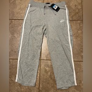 NWT Nike Cropped Grey Sweats